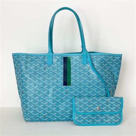 turquoise goyard bag